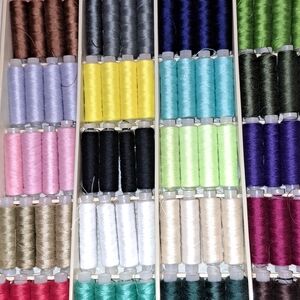 Multi-Color Sewing Thread Set - Assorted Pastel and Jewel Tones